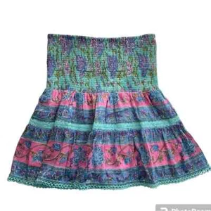 Bell by Alicia Bell Floral Printed Silk Blend Skirt Small NWT - Picture 1 of 5