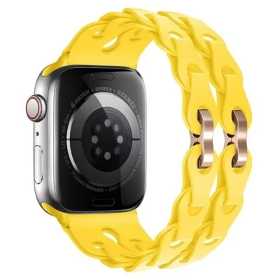 Correa delgada deportiva de silicona para Apple Watch 10 9 8 7 6 5 SE Ultra 2 Foto 1 de 4