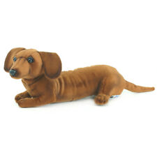 Hansa Dachshund Sausage Puppy Dog Realistic Cute Soft Animal Plush Toy 40cm