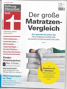 Zeitschrift Stiftung Warentest / Test 10/2023, 98 Seiten, gebraucht - Bild 1 von 1