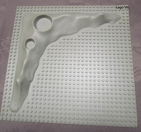 Lego 3947a Baseplate 32x32 Crater Crater Gray Space Space 928 926 497 6970 MOC