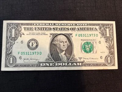 $1 BIRTHDAY / ANNIVERSARY NOTE May 31, 1973 - See Photos TRUE BIRTHDAY - Image 1 of 2