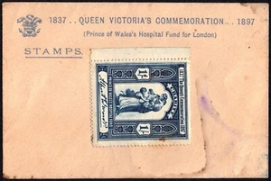 SG54 GREAT BRITAIN Small cover 60st anniv. of the reign of QV with cinderalla - Picture 1 of 2