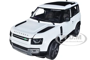 2020 Land Rover Defender cremeweiß 1/26 Diecast Modellauto von Welly 24110 - Bild 1 von 6