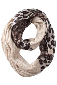 C.C 2-7 years old Kids Children Girl Boy Animal Leopard Soft Ribbed Knit Scarf - Picture 1 of 61