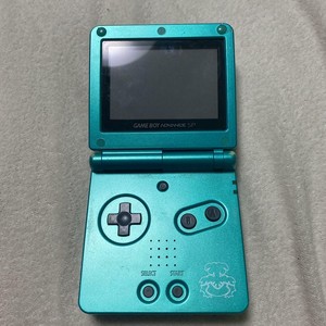 任天堂game Boy Advance Sp 绿色视频游戏机 Ebay