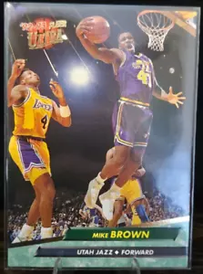 Fleer - 1992 - Mike Brown - #178 Utah Jazz - Card - Picture 1 of 2