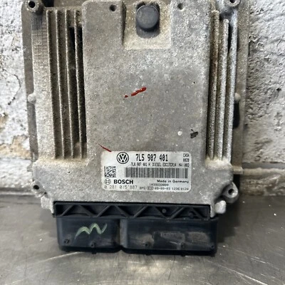 CALCOLATORE MOTORE ECU PORSCHE CAYENNE 92A 3.0 TDI 245 CV 7L5907401 / 0281015887 - Immagine 1 di 4