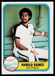 1981 Fleer Harold Baines #346 RC Chicago White Sox - Picture 1 of 2