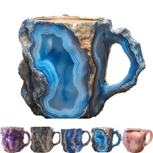 2025 New Mineral Crystal Coffee Mugs, Crystal Mineral Coffee Mugs, Natural Miner - Picture 1 of 28