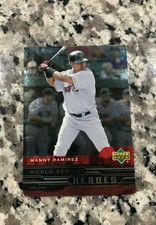 Manny Ramirez 2004 World Series Heroes Upper Deck WS-8 Boston Red Sox Holo