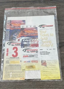 Paquete inaugural de boletos California 500 NASCAR 1997/Premier Club - Imagen 1 de 3