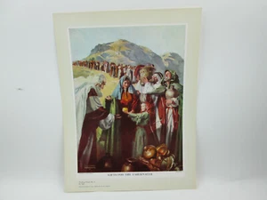Vintage Church Religious Teaching Bible Art Print Gifts For The Tabernacle - Picture 1 of 5
