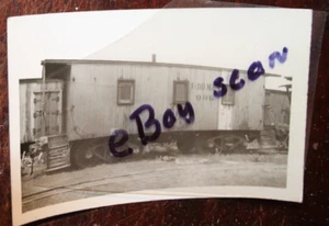 Ft DODGE DES MOINES & SOUTHERN RAILROAD Vintage B/W Photo Caboose #096 - Picture 1 of 1