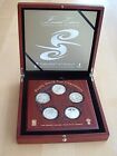 2011 Rugby World Cup Champions Silver Proof Coin Set New Zealand Post