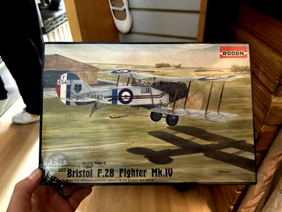 Roden, Bristol F.2B Fighter Mk.IV, Model #428, Scale 1:48, Open Box - Image 1 of 4