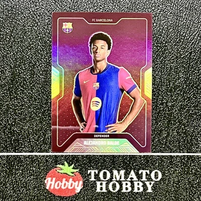 ELEVENCARD TEAM SET 2024-25 ALEJANDRO BALDE /149 RED REFRACTOR BARCELONA - Image 1 of 2