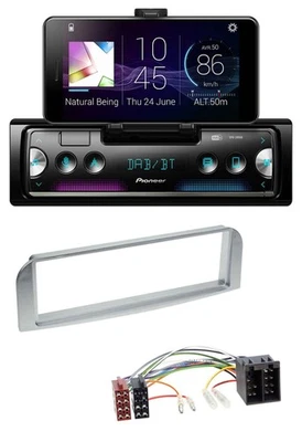Pioneer USB MP3 Bluetooth DAB Autoradio für Alfa Romeo 147, GT - silbergrau - Bild 1 von 4