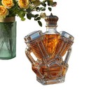 V-twin Engine Whiskey Bottle Unique Motorcycle Design Wine Handmade Decanter