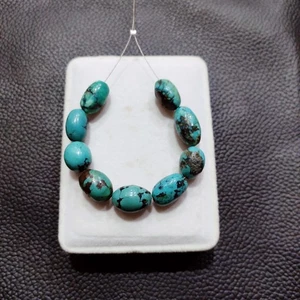 Cuentas sueltas turquesa piedras preciosas turquesa natural cuentas turquesa hechas a mano - Imagen 1 de 10