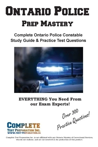 Complete Test Preparation Inc Ontario Police Prep Mastery (Paperback) - Image 1 of 1