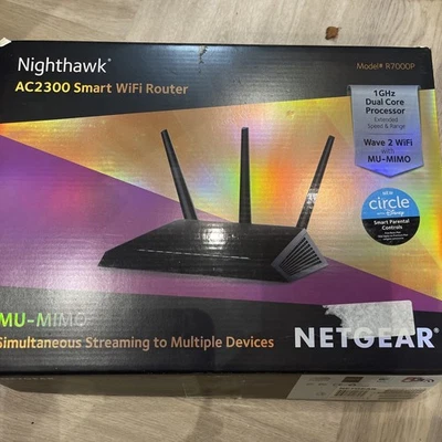 Netgear Nighthawk AC1900 R7000P Smart WiFi Router Missing Instruction P3E3 - Image 1 of 4