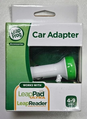 Nuevo adaptador de coche LEAP FROG para LEAP PAD ULTRA y LECTOR DE SALTOS cable de 6' sin enredos Foto 1 de 4