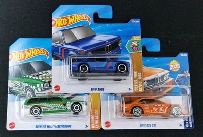 Hot Wheels BMW M3 635i 2002 Green Whore Orange Blue 2025 NEW UNBOXED JOBLOT MINT - Image 1 of 4
