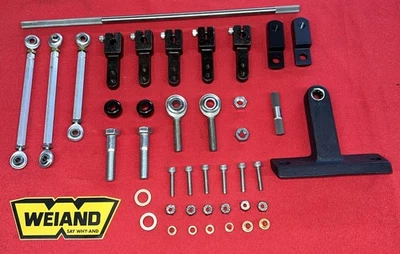 Карбюраторная тяга Weiand 4032 для Chevy 2x4500/Dominator Side By Side Big Block - Изображение 1 из 2