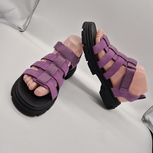 UGG Sandali Bambina Taglia 5 Ashton Multistrap Rosa Fucsia Comodi Estivi (187)