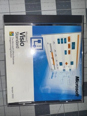 Microsoft Visio versión estándar 2002 / reinstalación con clave Win XP Foto 1 de 4
