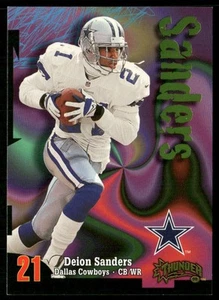 1998 SkyBox Thunder Deion Sanders #206 *B* - Picture 1 of 2