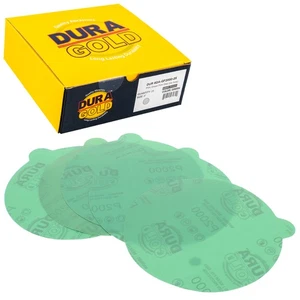 6" Green Film PSA Discs DA Sander Sandpaper Roll Sanding, 2000 Grit, 25 Sheets - Picture 1 of 5