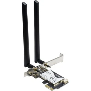 Inter-Tech DMG-35 Wi-Fi6 + BT5.0 2in1 WLAN + Bluetooth 5.0 PCIe Adapter 3000Mbps - Bild 1 von 6