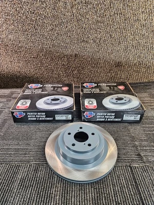 (CANTIDAD 2) Rotor de freno de disco trasero para Subaru Impreza/Legacy 2005-2009 YH145744P Foto 1 de 4