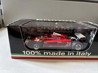 FERRARI 126CK TURBO GP ITALIA 1981 DIDIER PIRONI R391 BRUMM - Immagine 1 di 4