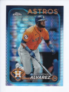 2024 Topps Chrome #170 YORDAN ALVAREZ Houston Astros PRISM REFRACTOR - Picture 1 of 2
