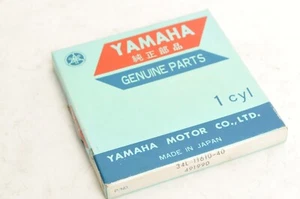 Genuine Yamaha Piston Ring Set 4th O/S TT600R SRX600 XT600 YFM | 34L-11610-40 - Picture 1 of 2