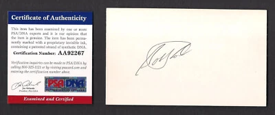 Bobby Bonds Autographed 3x5 -PSA/DNA COA Baseball-NY Yankees SF Giants D-2003 - Image 1 of 2