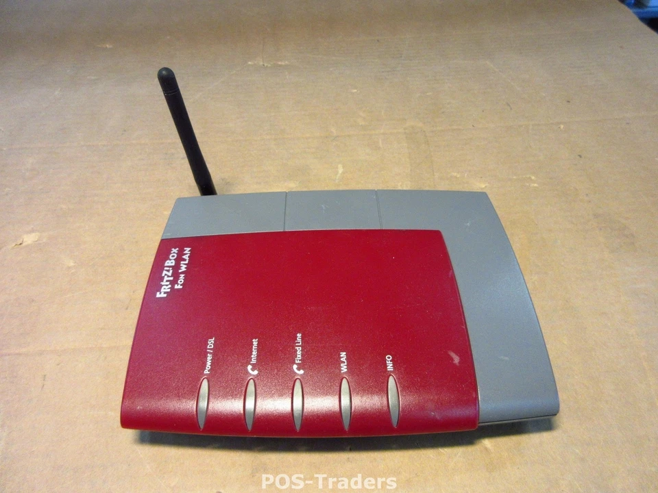 AVM Fritz!Box Fon WLAN 7170 SL 125 Mbps 4-Port 10/100 Verkabelt Router ANNEX A - Bild 1 von 3