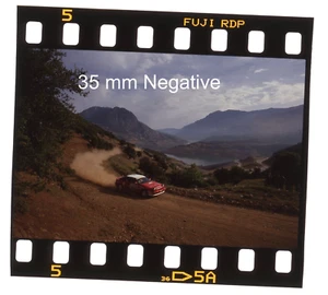 GILBERTO PIANEZZOLA TOYOTA CELICA GT4 #38 ACROPOLIS RALLY 1990 35mm NEGATIVE - Picture 1 of 2