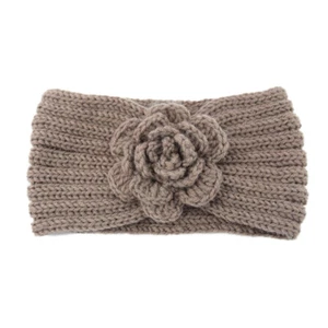 Handmade Crochet Flower Headwrap Knit Headband Winter Ear Warmer  Wild Turban * - Picture 1 of 75