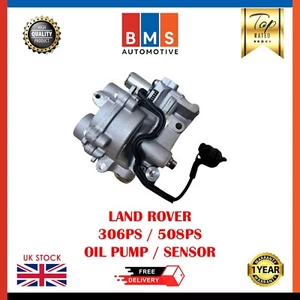 BOMBA DE ACEITE CON SENSOR PARA MOTOR LAND ROVER 306PS 508PS 3.0 GASOLINA LR053447 VERTEX - Imagen 1 de 5