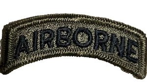 U.S. Army Airborne  Subdued Shoulder Patch Tab #317 - Picture 1 of 1