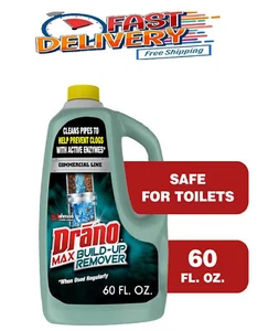 Drano 60 oz. Commercial Line Max Build-Up Remover - Picture 1 of 3