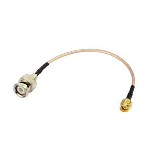 Cable coleta coaxial BNC macho a macho enchufe RG316-D doble escudo " 10 cm ~ 3 m - Imagen 1 de 4