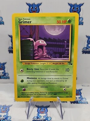 Grimer 48/62 - Pokemon Fossil LP - Image 1 of 2