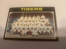 1971 Topps Card #336 Detroit Tigers Team Al Kaline Norm Cash More Ex Free Ship!