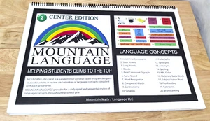 Mtn Math/Language 2nd Grade Flip Chart Spiral Review Center Teacher Home School - Bild 1 von 5