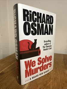 We Solve Murders by Richard Osman SIGNED 2024 UK 1st/1st HB Viking - Picture 1 of 10